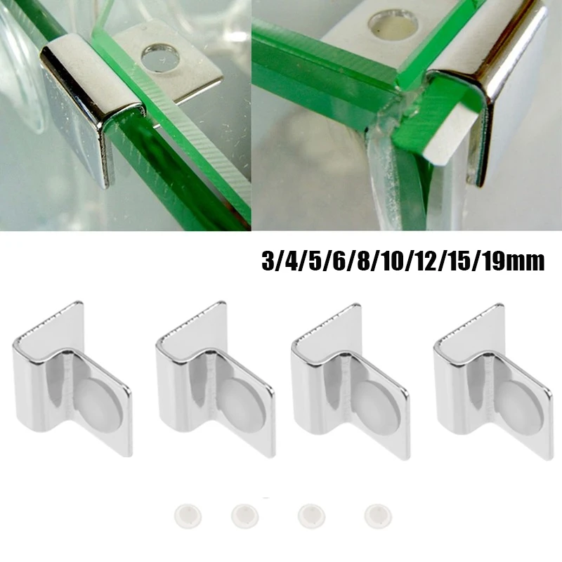 4Pcs/lot Aquarium Accessories Stainless Steel Fish Tank Glass Cover Support Non-Slip Holders 1005004401559498