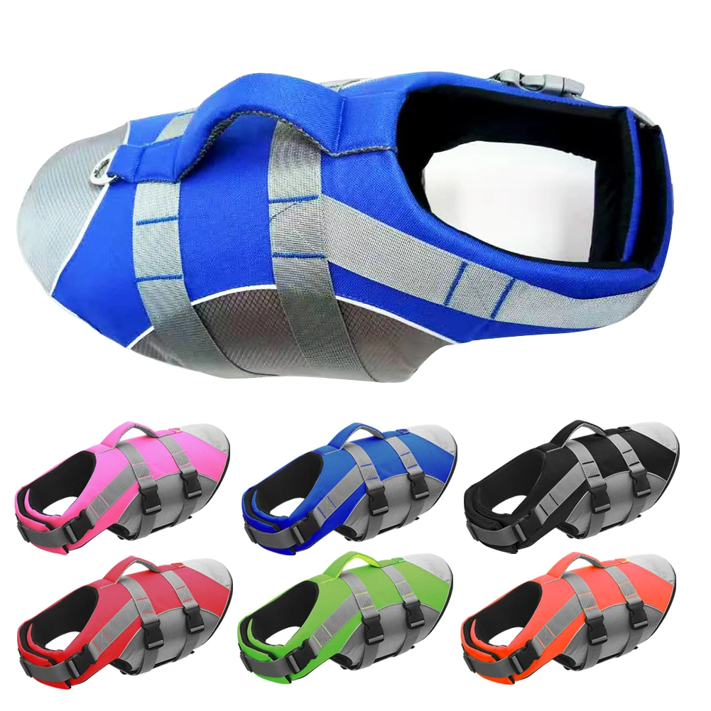 Summer Puppy Dog Life Jacket for Small Medium Dogs Reflective Pet Harness Vest Swim Suit French 1005004412320244