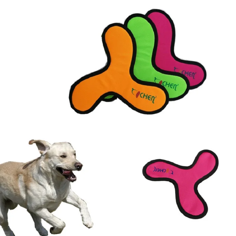 JANPET Flying Discs Dog Training Toy Oxford Cloth Pet Interactive Dart Bite Resistant Boomerang 1005004412867284