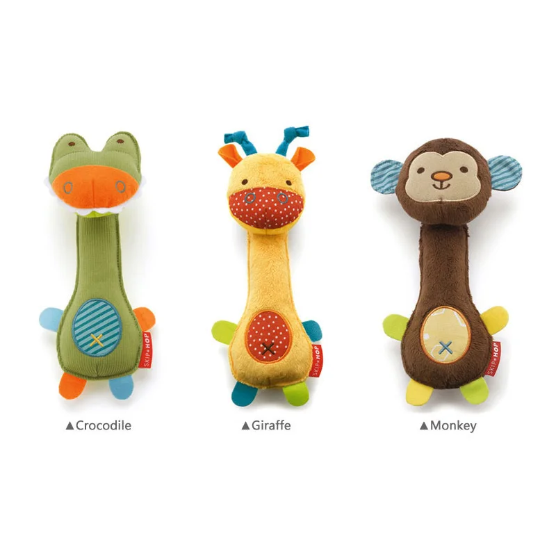 New Party Gifts Dog Toys Pet Puppy Chew Squeaker Squeaky Plush Sound Cartoon Dinosaur/Deer/Monkey 1005004449562598