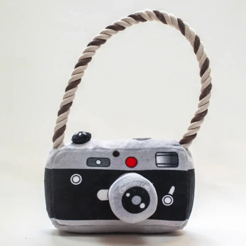 Dog Knot Camera Pet Toy Plush Toy Knot Camera Plush Toy Dog Toothbrush Toy Dog Toys for Small Dogs 1005004469626564