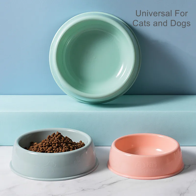 Pet Dog Food Bowl Cat Water Feeding Bowl Durable Thicken Plastic Wheat Stalk Feeder Bowls for Small 1005004491686660