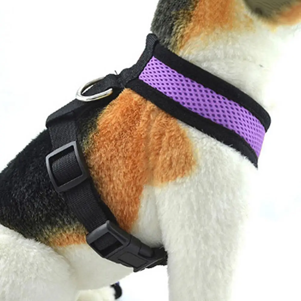 Breathable Small Pet Collar Mesh Dog Harness and Leash Set Cat Vest Harness For Chihuahua Puppy Pug 1005004588484054