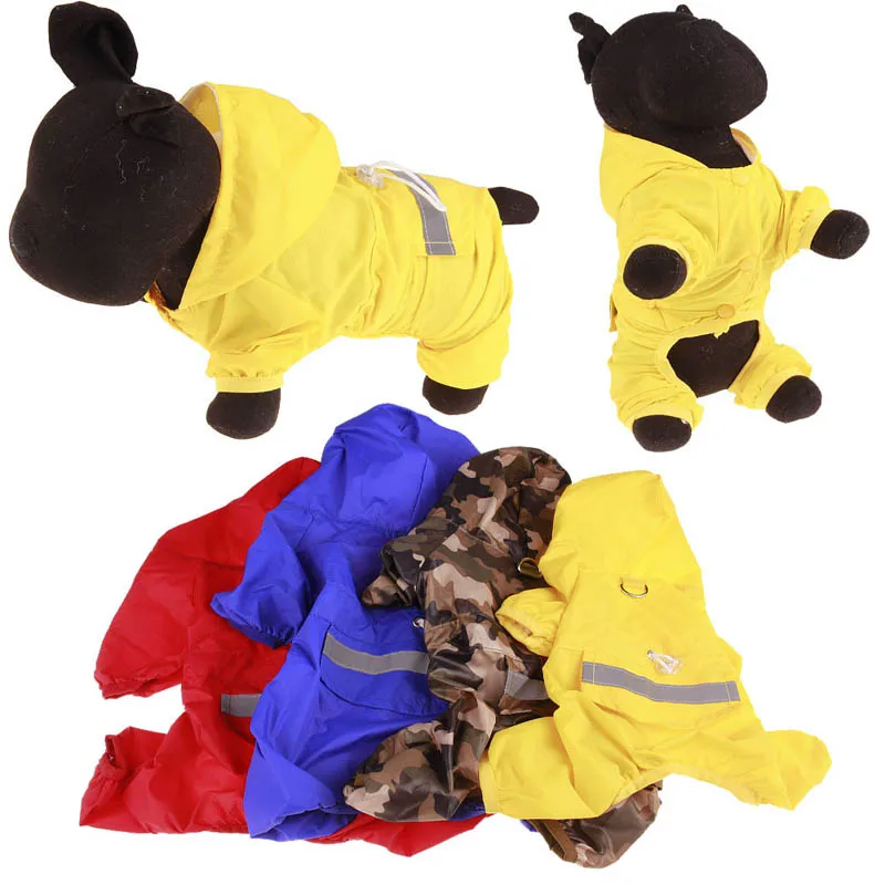 Pet Dog Rain Coat Cat Raincoat Outdoor Rainwear Hood Apparel Jumpsuit Puppy Rainy Day Casual 1005004591433748