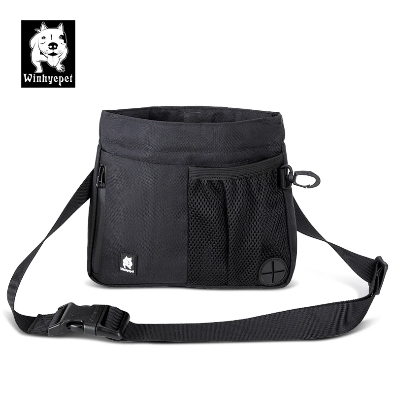 Winhyepet Dog Training Bags Pet Snack Food Container Reward Interactive Waist Feeder Bag With 1005004593232731