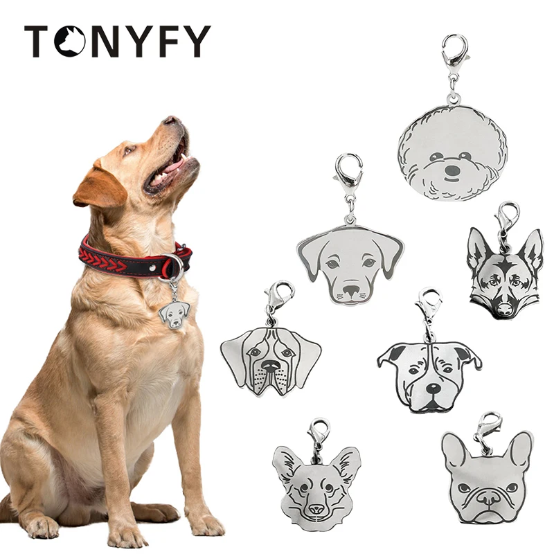 Pet Dog ID Tags Personalized Engrave Custom Name Puppy Collar Accessories Pet Nameplate for All Pet 1005004598257655