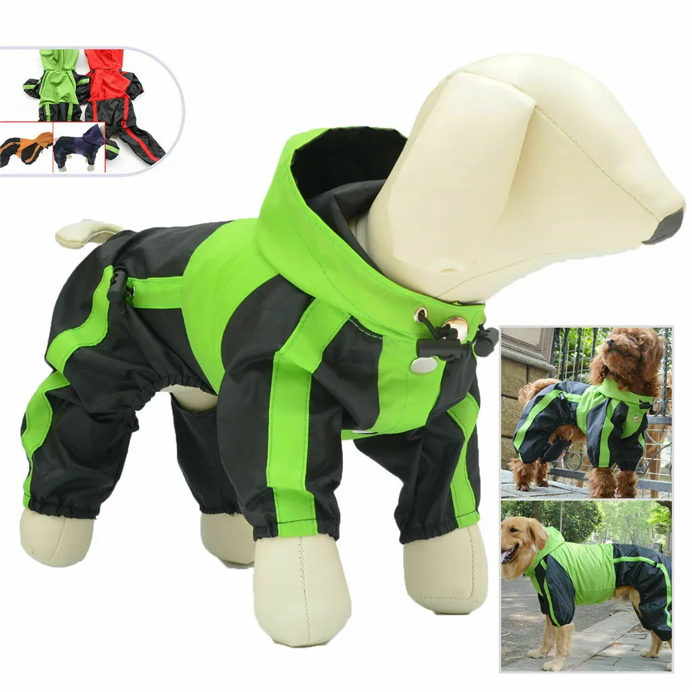Waterproof Dog Raincoat Oxford Dog Clothes Jacket Puppy Chihuahua Jumpsuit Costume Small Medium 1005004608384443