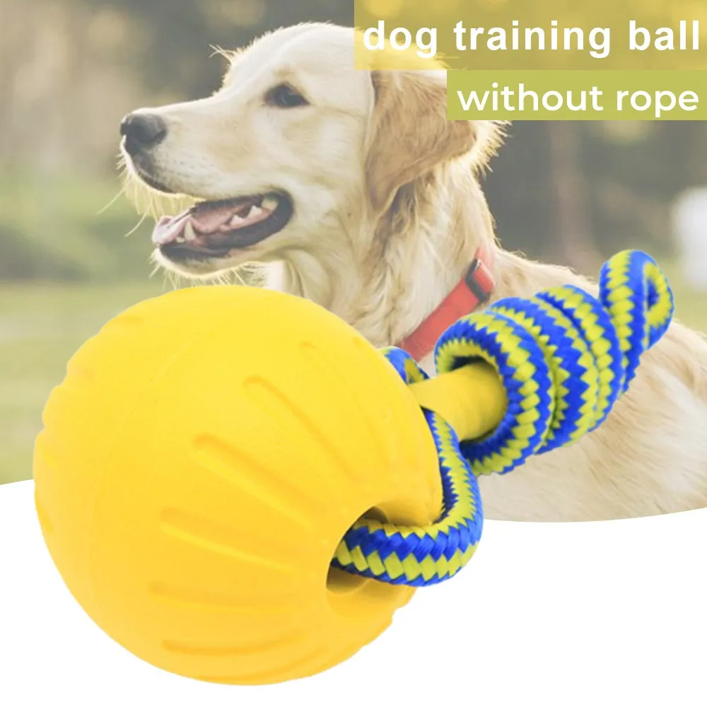 Pet Ball Toy without Rope Interactive Dog Training Chew Tooth Cleaning Indestructible Healthy Solid 1005004624539744