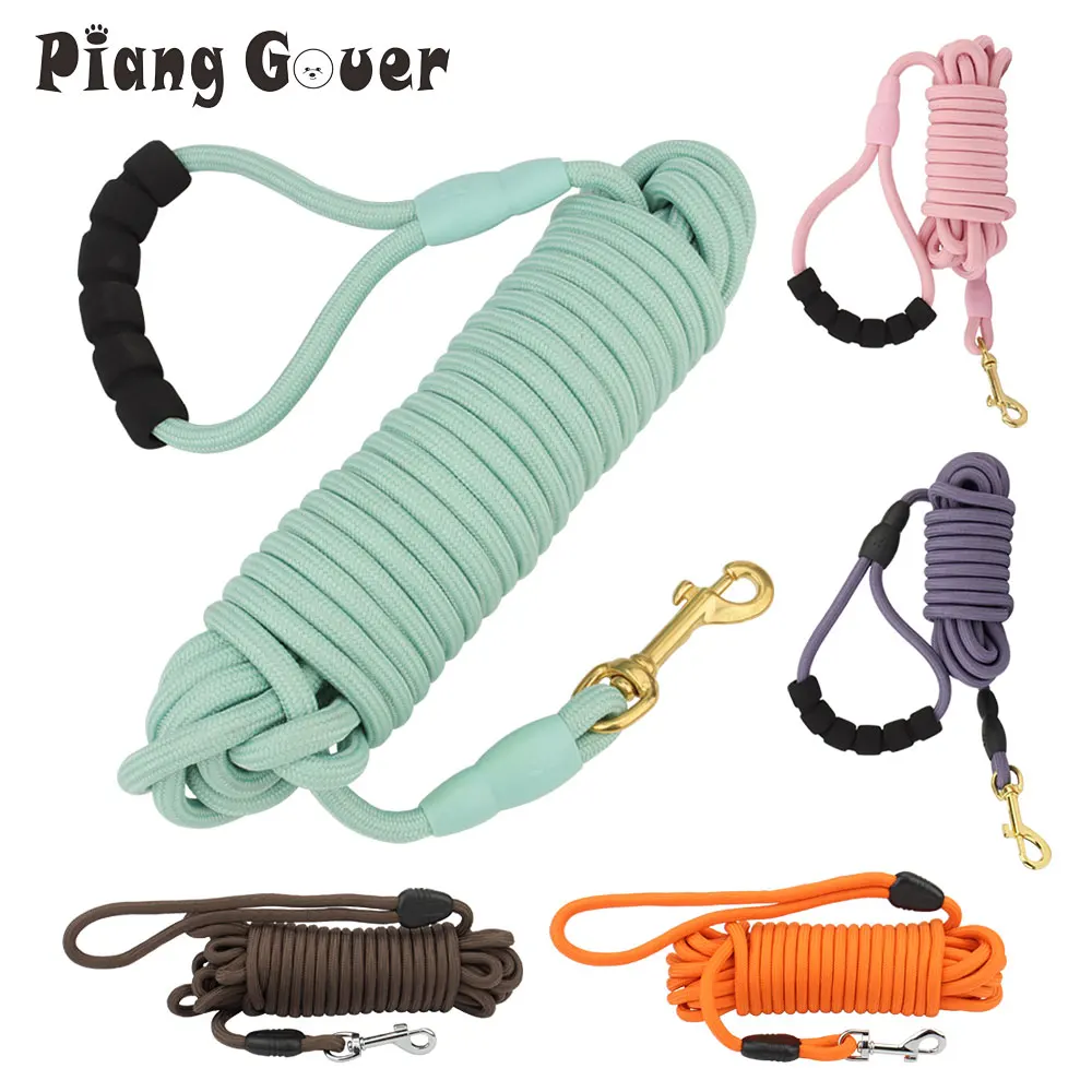 5M/10M Dog Leashes Long Pet Leash Puppy Walk Training Round Rope For Small Medium Big Dog with Foam 1005004685892187