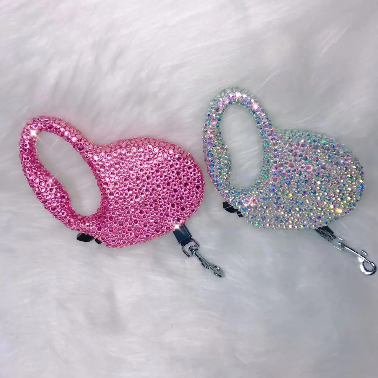 Bling Dog Leash 5m Durable Leash Automatic Retractable Nylon Cat Lead Extension Puppy Walking 1005004690954750