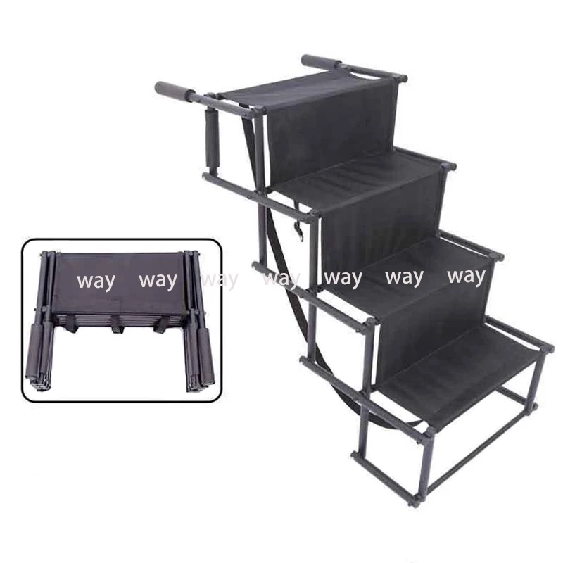 Portable Dog Car Step Stairs Ladder Folding Pet Ladder Ramp For Trucks SUVs High Bed Indoor Outdoor 1005004719512266