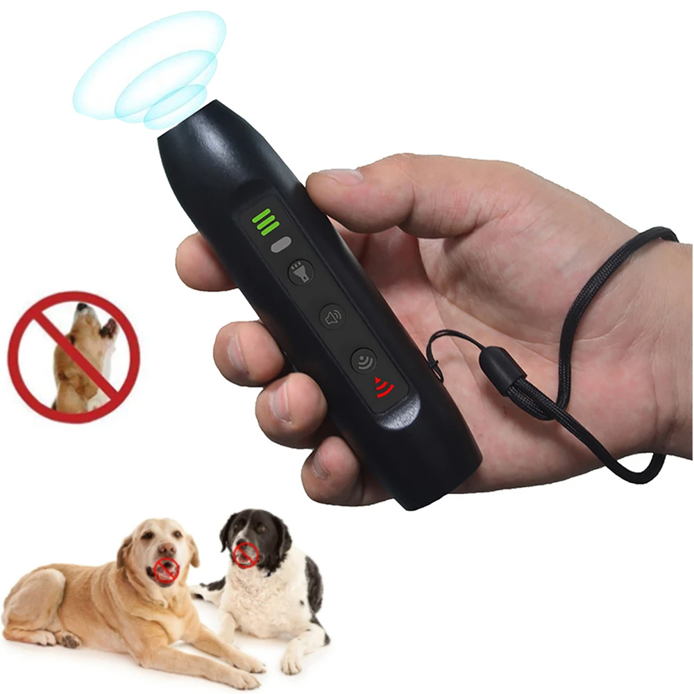 Ultrasonic Pet Dog Cat Repeller Anti Barking Stop Bark Training Device Adapter Trainer LED 1005004812969188