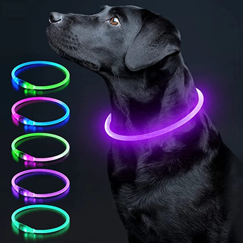 Led Luminous Dog Collar Light USB Charging Necklace 1005004836467780