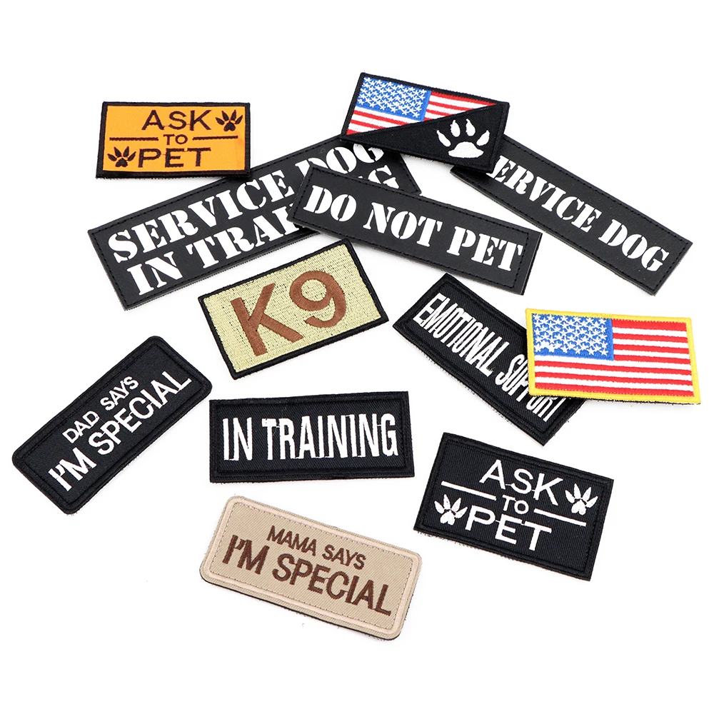 1 Piece Tactical Patch Bundle For Dog Vest Harness Collar Personalized Patches Tags Sticker Label 1005004839109429