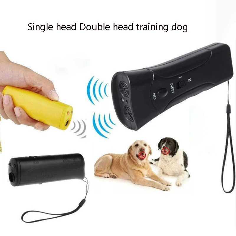 Pet Dog Repeller Anti Barking Stop Electric Shocker LED Ultrasonic Dogs Adapter Training Behavior 1005004990845276