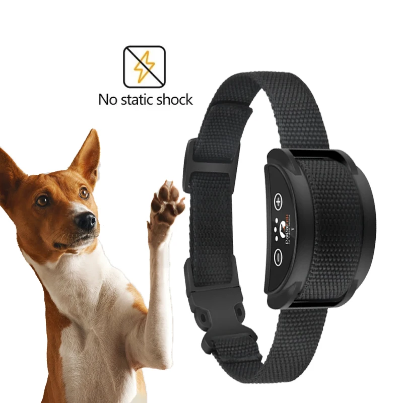 Dog Anti Barking Device Pet Vibration Training Collar Rechargeable No Static Shock Bark Collar Dog 1005004992709849