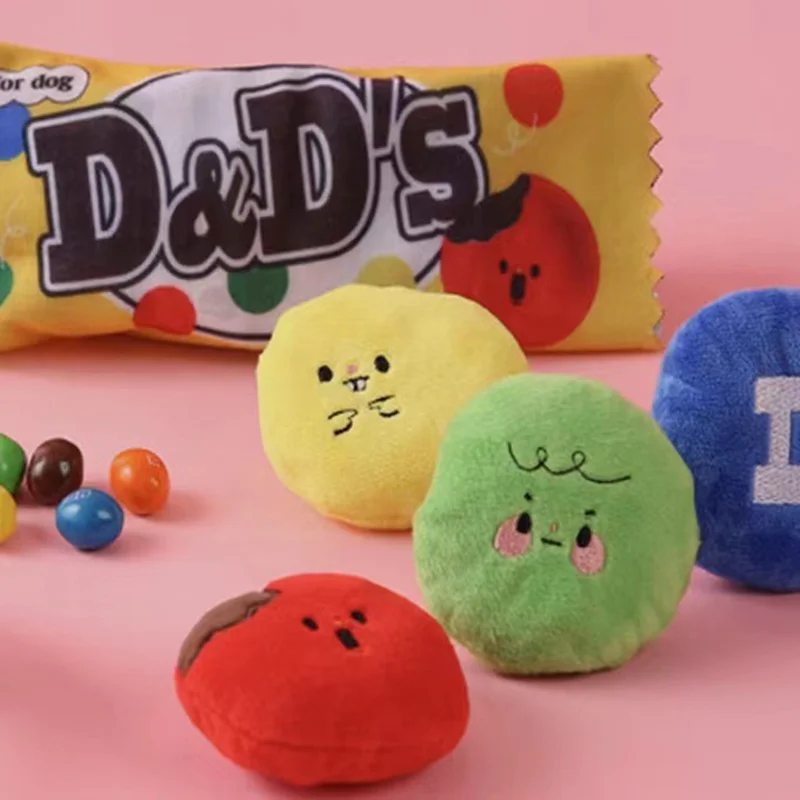 Ins Cute Tibetan Food Sound Toy Slow Food Plush Pet Toy Candy Small Dog Sniffing Food Mat Pet Dog 1005005016859612