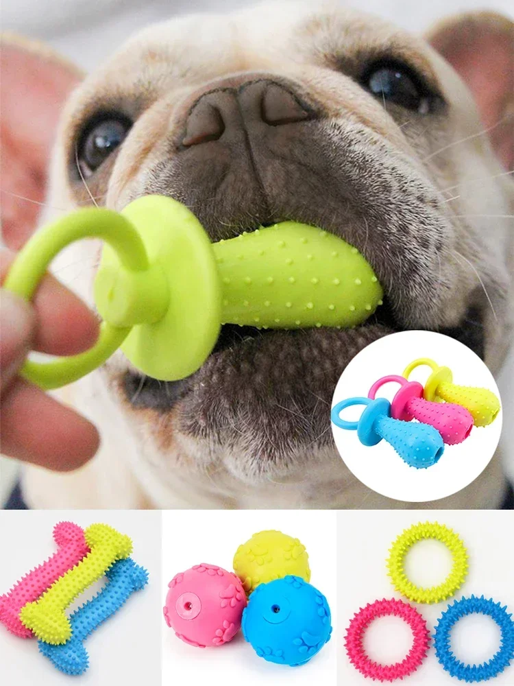 Dog Toys For Small Dogs Indestructible Dog Toy Teeth Cleaning Chew Training Toys Pet Supplies 1005005035444264
