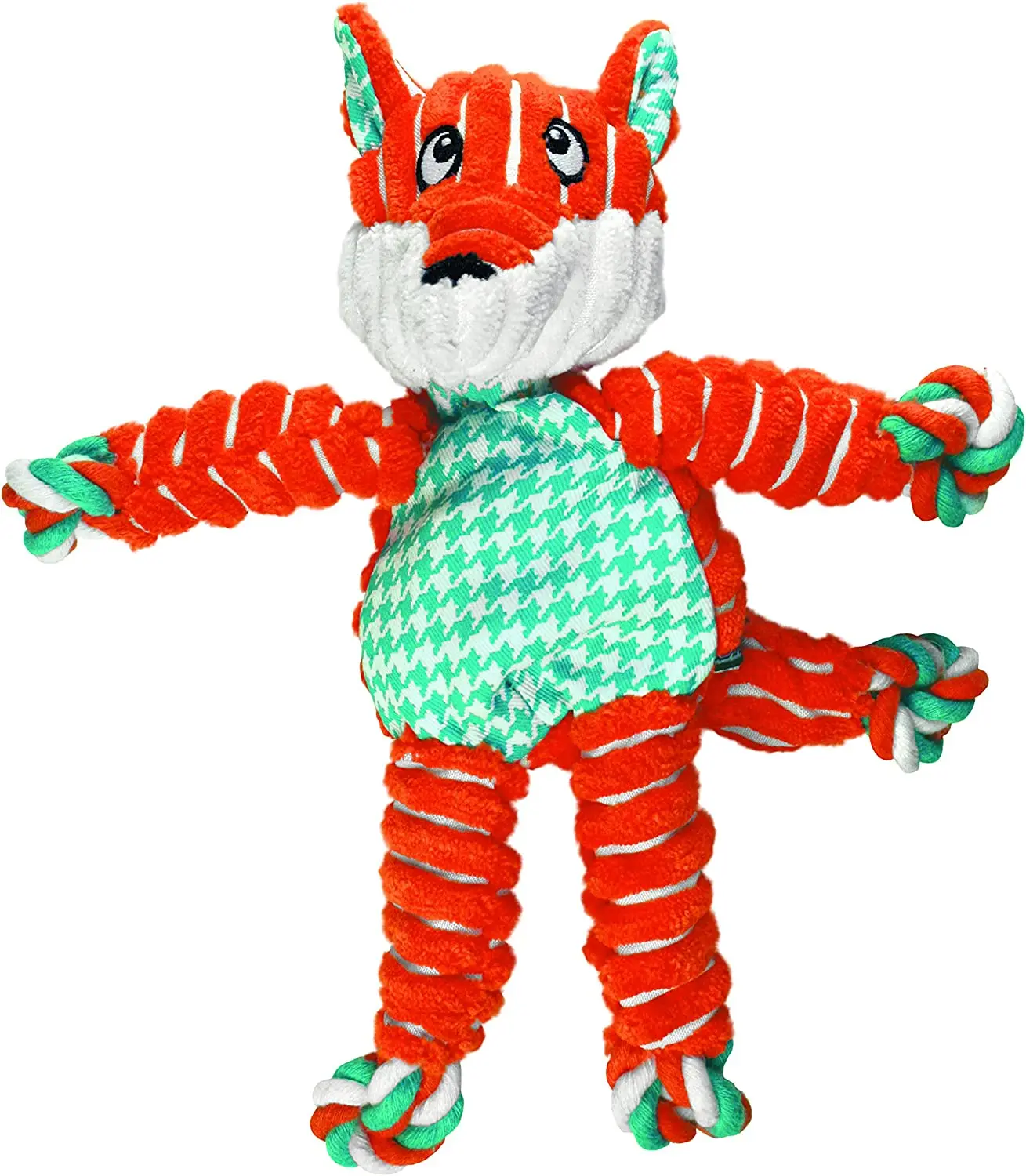KONG Floppy Knots Dog Toy, Fox 1005005047029248