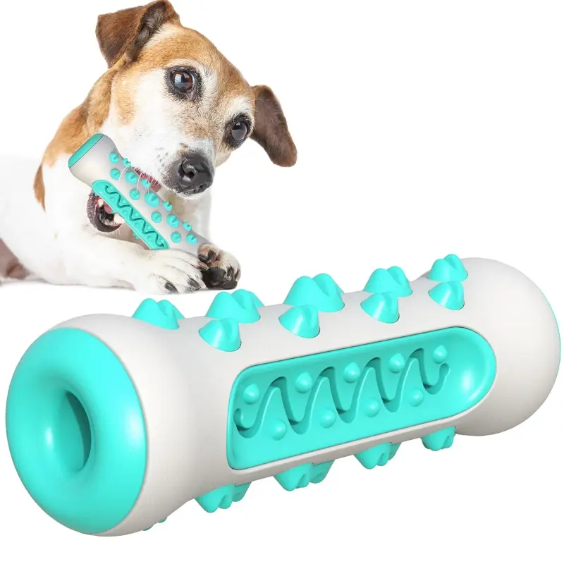 Dog Toy Teething Stick Chewable Teeth Cleaning Bones Dog Toothbrush TPR Safe Puppy Dental Care 1005005058244750