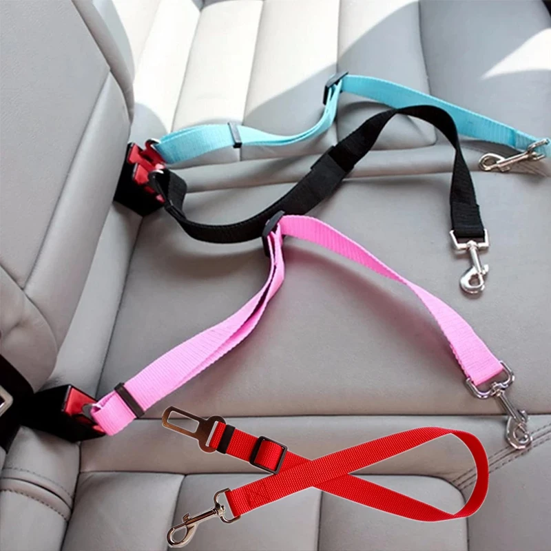 Pet Dog Car Adjustable Safety Belt Harness Safe Lever Traction Collar Magic Clip Seat Supplie Auto 1005005085877557