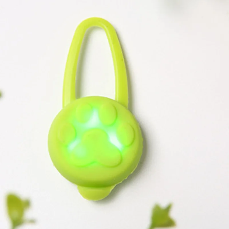 Colorful LED Flashlight Dog Cat Collar Glowing Pendant Pet Dog Night Safe Pet Leader Necklace 1005005092381168