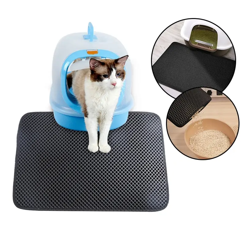Pet Litter Mat Waterproof Double Layer Pet Litter Mat Non Slip Mat Washable Cat Mat Pet Supplies 1005005121351588
