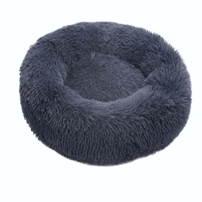 Super Soft Pet Dog Cat Bed Plush Full Size Washable Calm Bed Donut Bed Comfortable Sleeping Bed For 1005005133594367