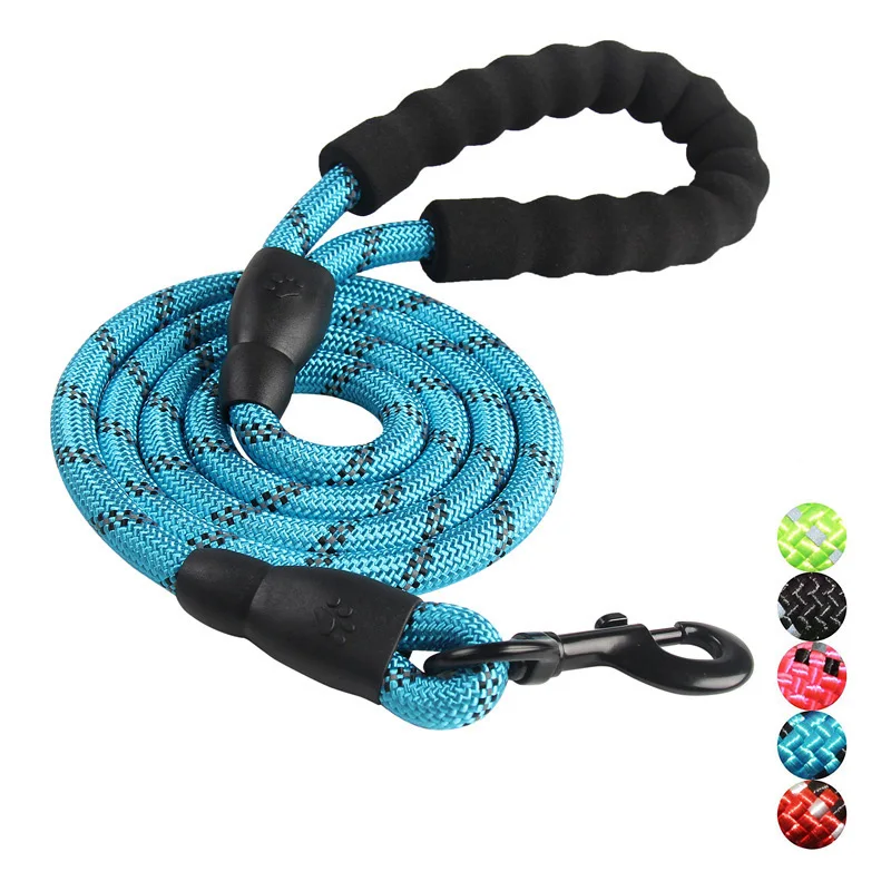Reflective Durable Large Dog Leash Training Running Rope Medium Big Dog Collar Leashes Strong Lead 1005005139831804