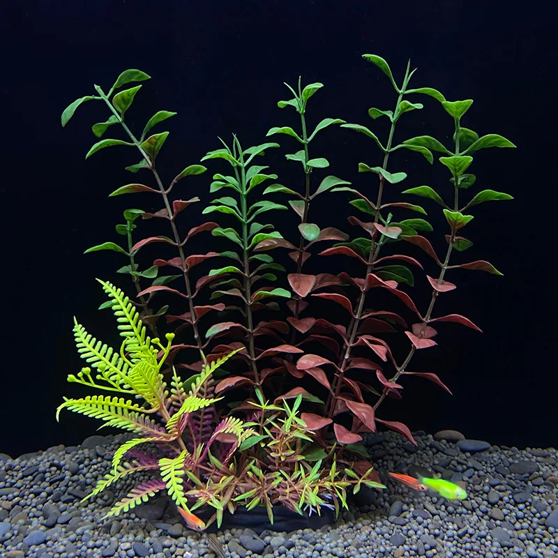 Artificial Aquarium Decor Plants Plastic Aquatic Plants Underwater Plants Aquarium Accessories 1005005179610937