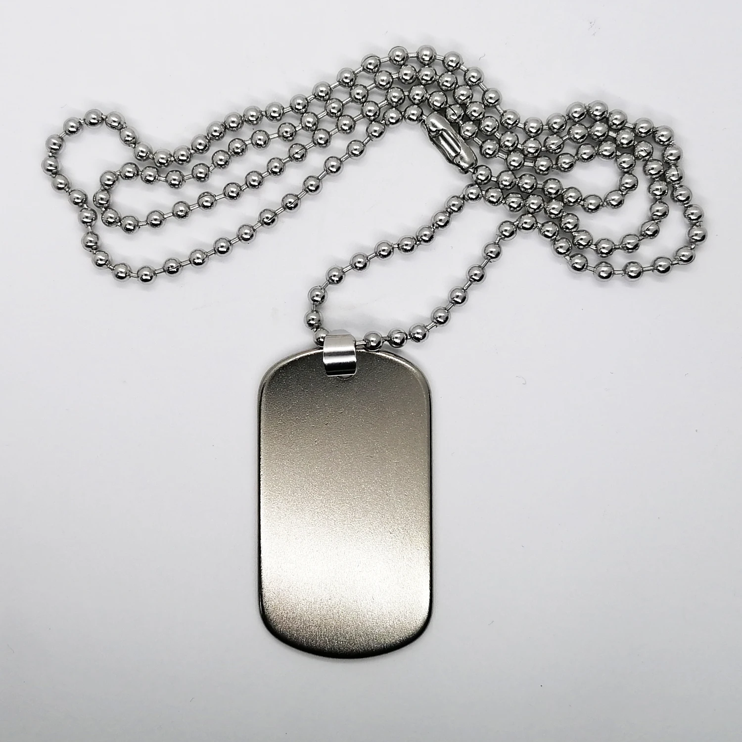 Pure Titanium Dog Tag Pendant with Stainless Chain 1005005199538555