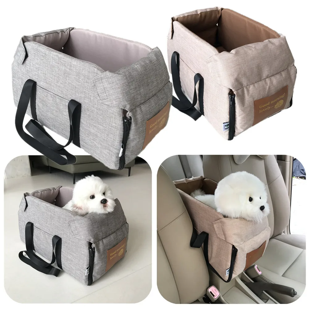 Dog Car Seat Bed Car Central Dog Car Seat Bed Portable Dog Carrier for Small Dogs Cats Safety 1005005234604562