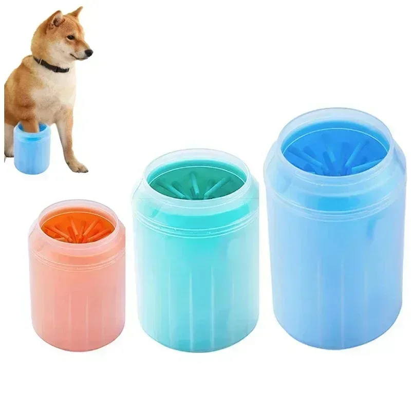 Dog Foot Cup Paw Washer Cleaner Dog Cat Foot Cleaning Brush Soft Silicone Dog Paw Cleaning Dog Paw 1005005256631195