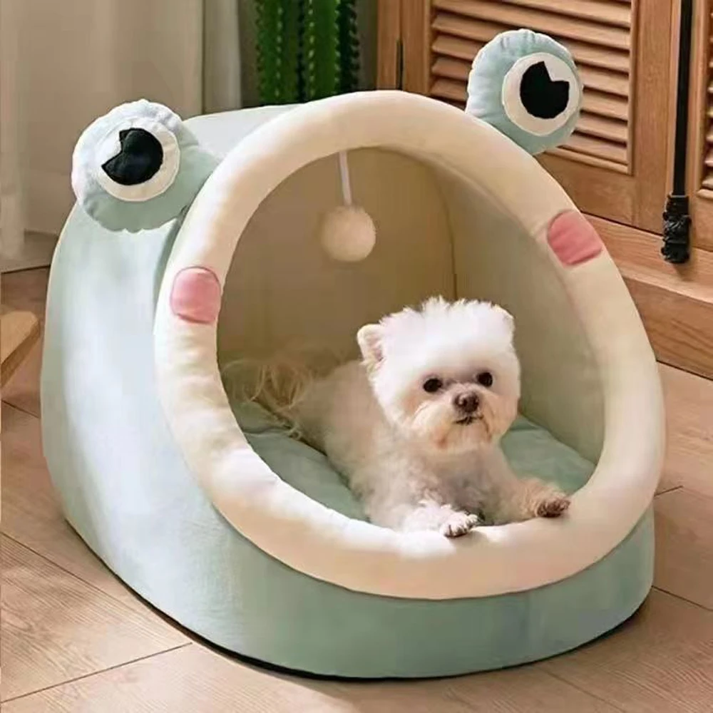 Sweet Cat Bed for Pets, Warm Basket, Cozy Kitten Lounger, Cushion, House Tent, Very Soft 1005005270281856