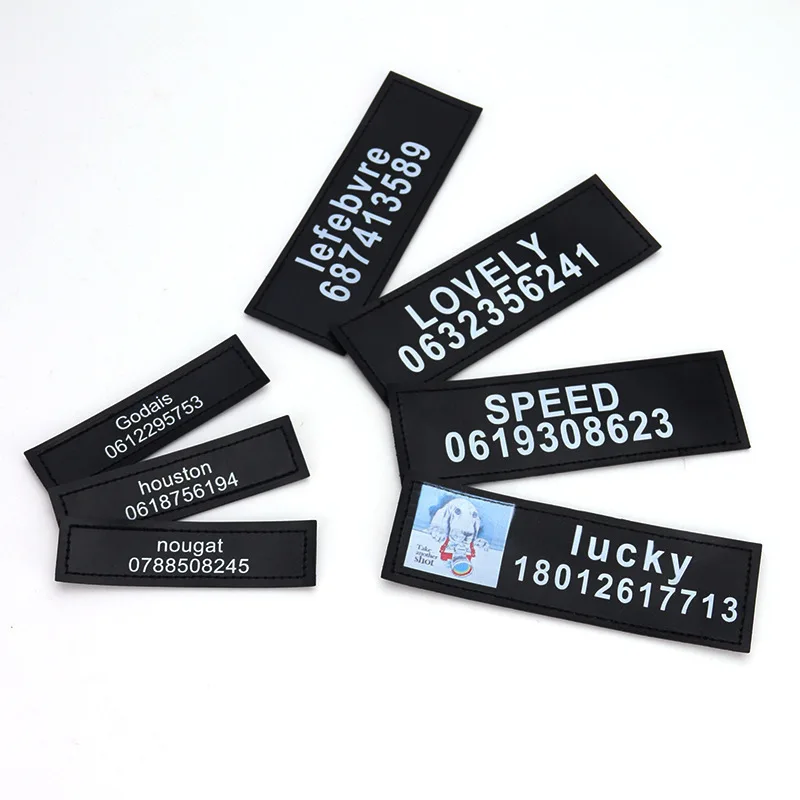 2 PCS Personalized Dog Name Tag Pet Harness ID Label DIY Name Logo Custom Dog Chest Strap Harness 1005005282198194