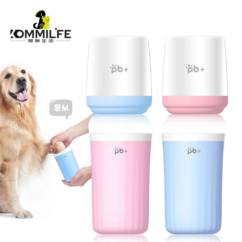 Dog Paw Cleaner Cup Paw Brush Soft Silicone Pet Dog Paw Washer Quickly Wash Dirty Paw Pet Brush for 1005005282823642