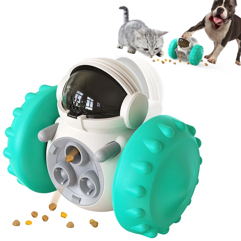 Dog Puzzle Toys Pet Food Interactive Tumbler Slow Feeder Funny Toy Food Treat Dispenser for Pet 1005005284272729