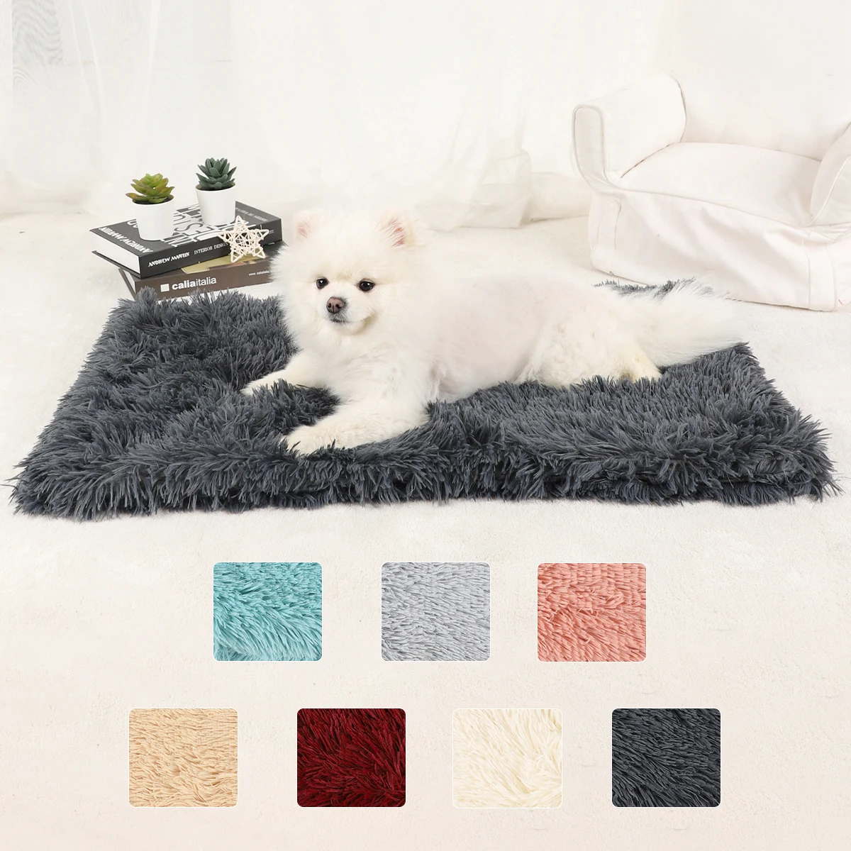 Dog Blanket Pet Bed Warm Beds for Dogs Medium Supplies Accessories Kennel Small Cats Large Basket 1005005305077191