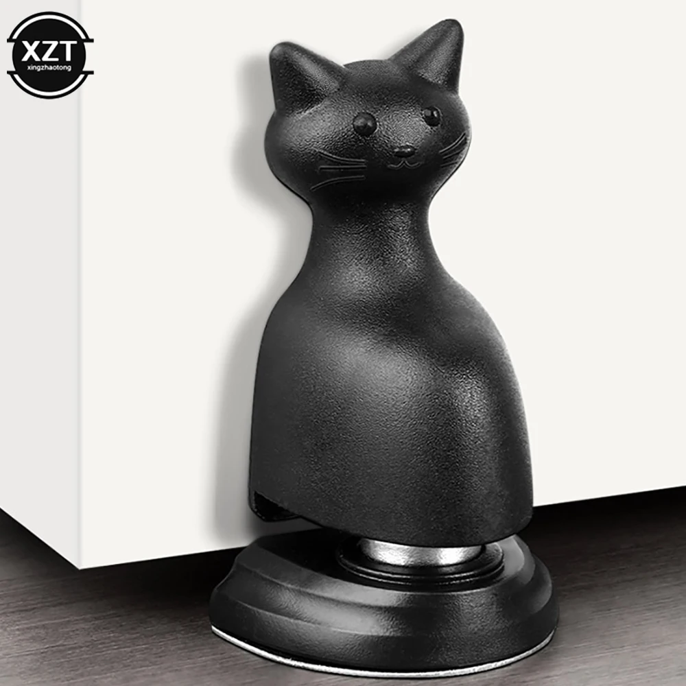 NEW Cat Shape Magnetic Door Stopper Non-punch Door Holder Wind-proof Stop Door Anticollision Door 1005005315259938