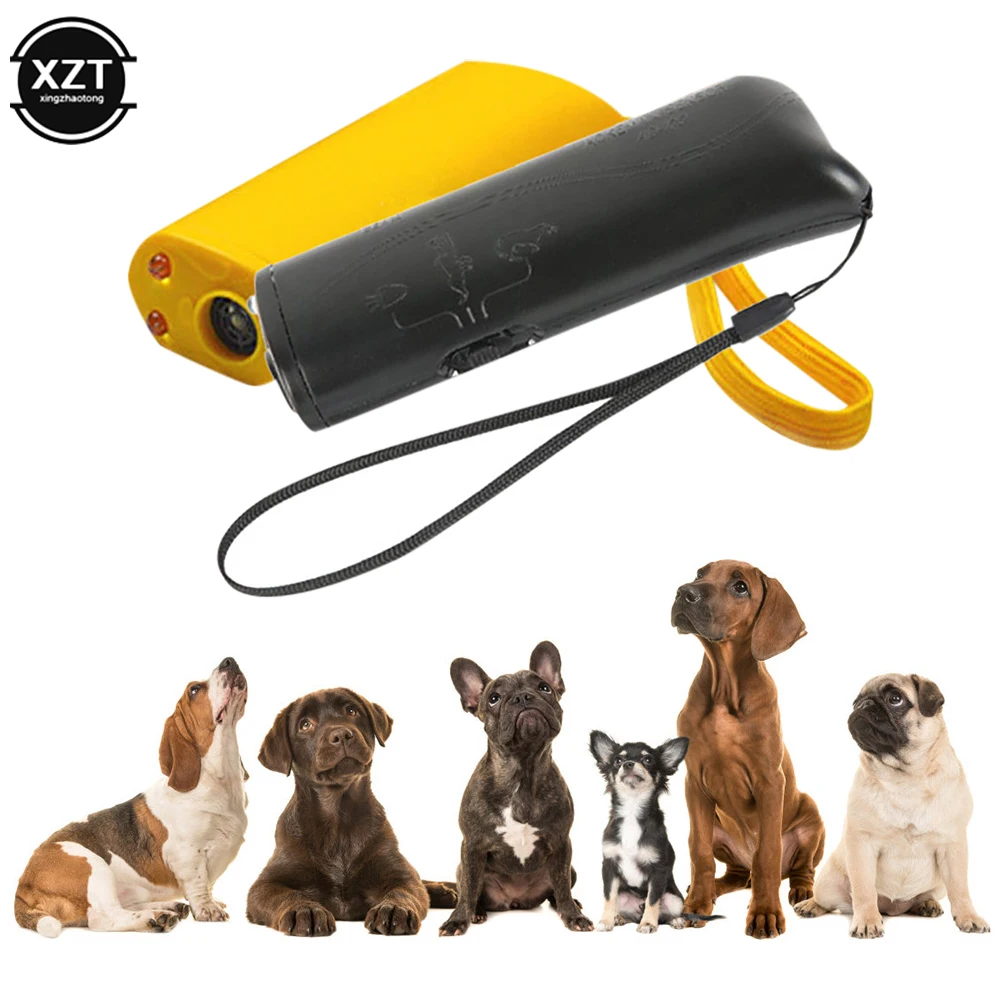 Pet Dog Repeller Anti Barking Stop Bark Training Device Trainer LED Ultrasonic 3 in 1 High Quality 1005005316156113