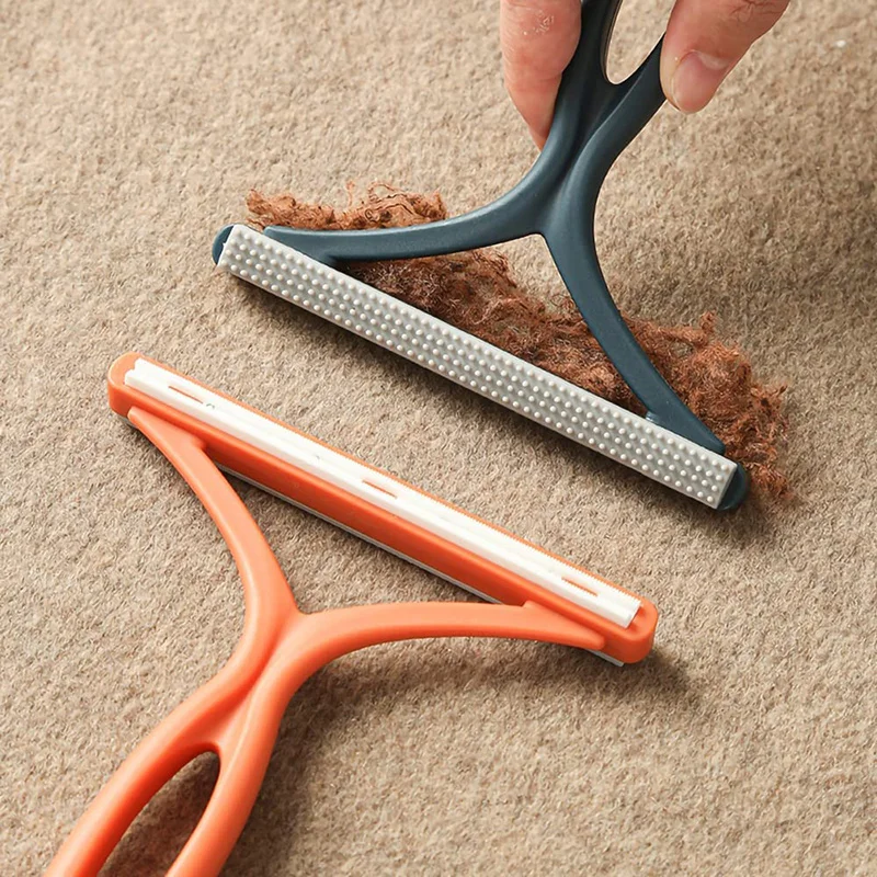 Pet Hair Remover Lint Remover Clean Tool Shaver Portable Silicone Double Sided Carpet Scraper 1005005338978746