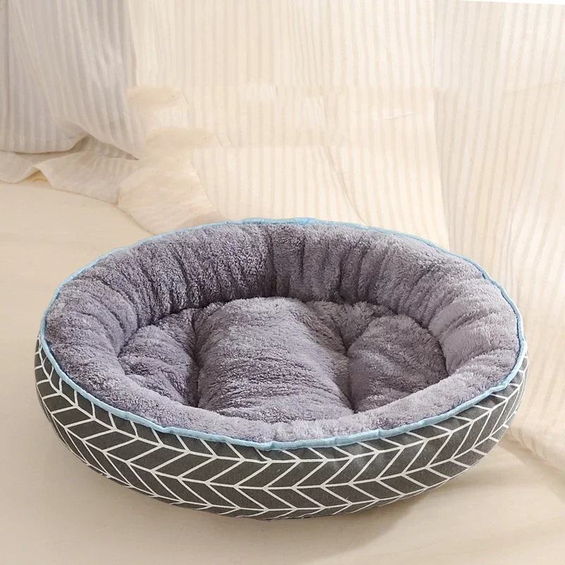 Dog Bed Small Medium Dogs Cushion Double Sides Use Soft Cotton Basket Warm House Washable Bed for 1005005350552533