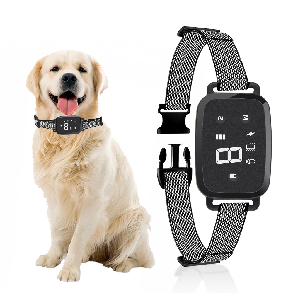 Smart Automatic Anti Barking Dog Collar Electronic Training Collar HD Digital Display IP67 1005005356978531