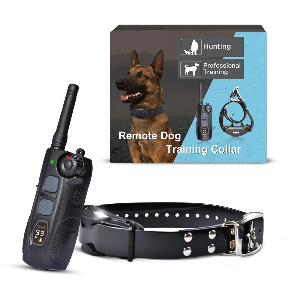 Dog Trainer's Collar Hunting Dog Training System Waterproof Rechargeable Dog Electic Collars 2000M 1005005369696614