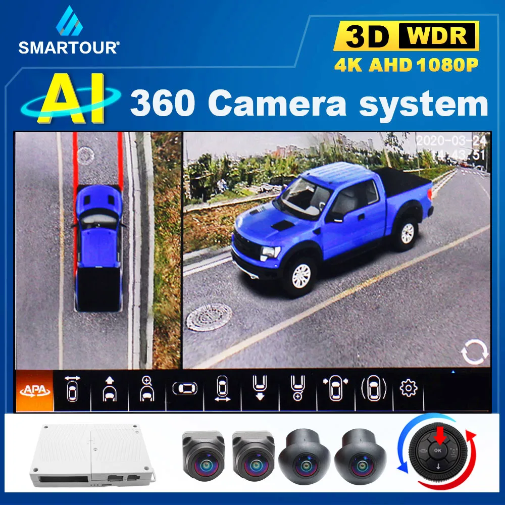 Smartour AI 3D 360 Camera for Car Panoramic Car Camera Bird View Camera System AHD 1080 for Pickup 1005005378311588
