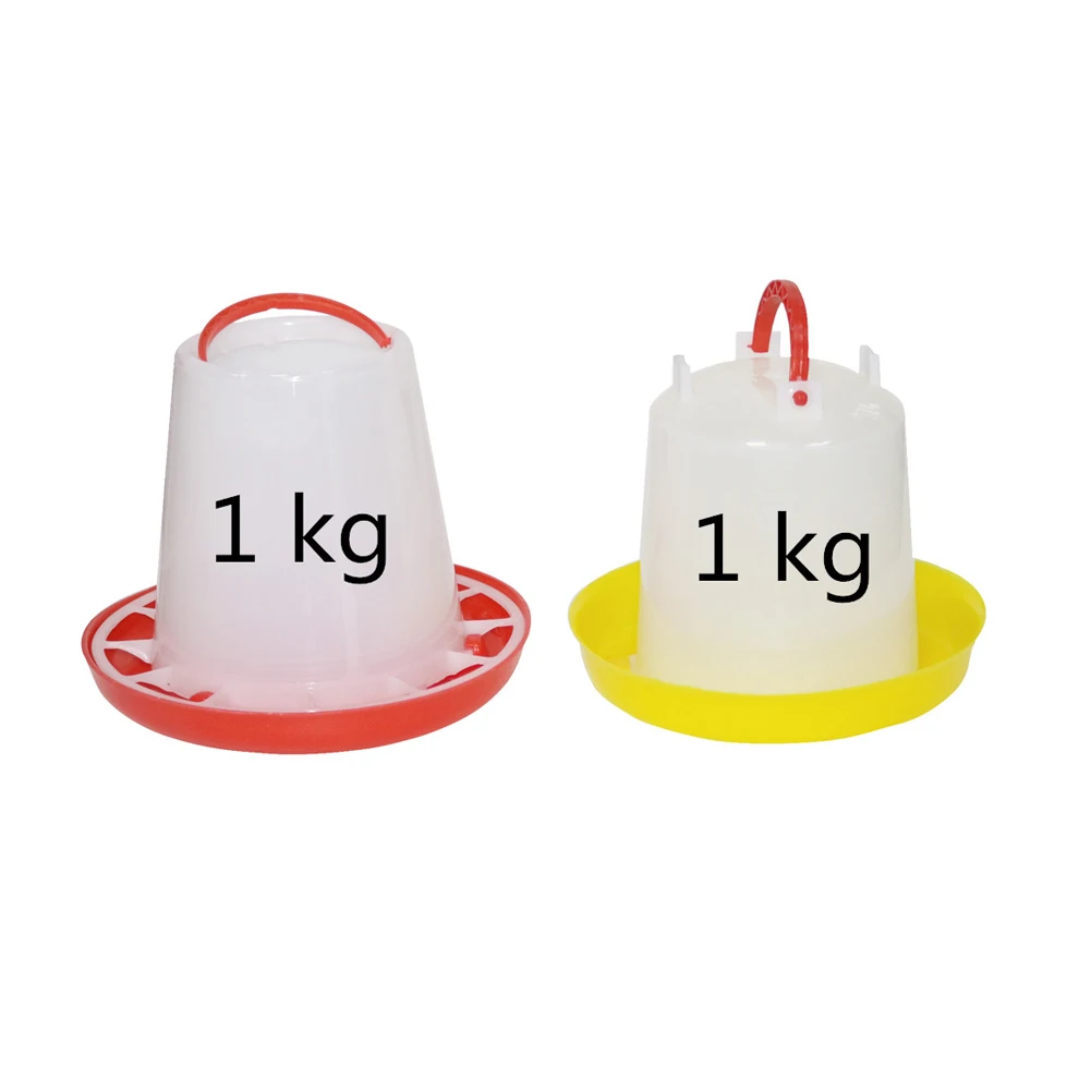 1Kg Chicken Drinker/Feeder Chicken Duck Bird Drinking Cups Feeding Container Farm Animal Poultry 1005005386403975