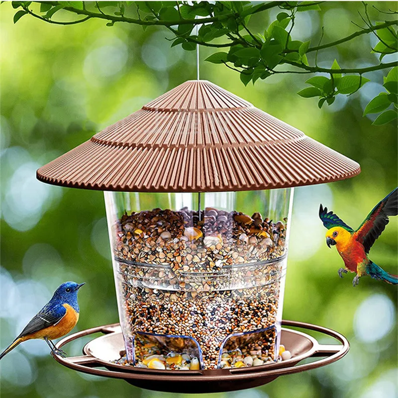 Bird Feeder Automatic Foot Feeding Tool Outdoor Bird Feeder Hanging Nut Feeding Multiple Hole 1005005410591220