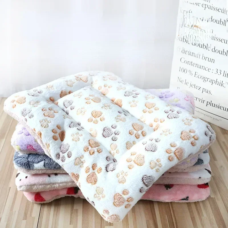 Soft Cat Bed Mats Short Plush Pet Sleeping for Cats Small Dogs Cute Pet Pad Blanket Warm 1005005412842310