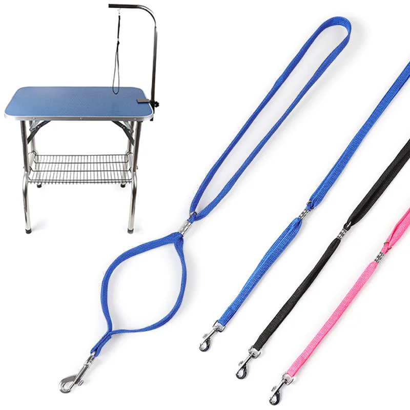 Pet Leash Leads Dog Grooming Bath Nylon Restraint Adjustable Fixed Dog Cat Safety Rope Loops Table 1005005472072572