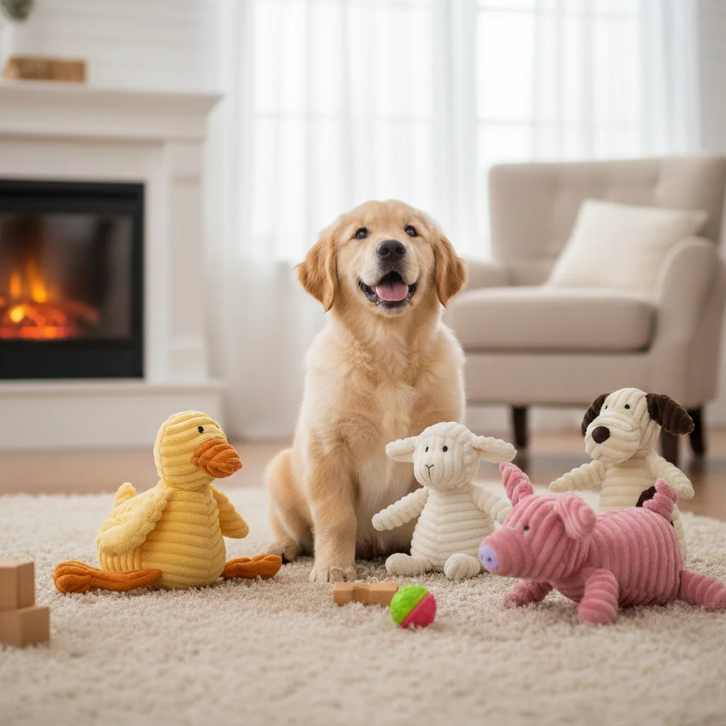Pet Dogs Plush Animal Chewing Toy Wear-resistant Squeak Cute Bear Fox Toys for Dog Puppy Teddy 1005005484473785